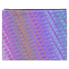 Diagonal Line Design Art Cosmetic Bag (xxxl)