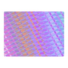 Diagonal Line Design Art Double Sided Flano Blanket (mini)  by LoolyElzayat