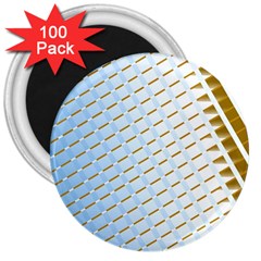 Diagonal Seamless Line Design 3  Magnets (100 Pack) by LoolyElzayat