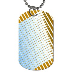 Diagonal Seamless Line Design Dog Tag (one Side) by LoolyElzayat