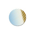 Diagonal Seamless Line Design Golf Ball Marker Front