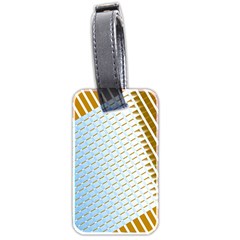 Diagonal Seamless Line Design Luggage Tags (two Sides) by LoolyElzayat