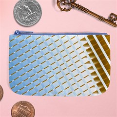 Diagonal Seamless Line Design Large Coin Purse by LoolyElzayat