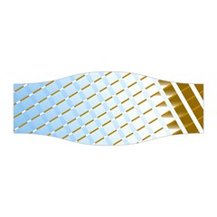 Diagonal Seamless Line Design Stretchable Headband by LoolyElzayat