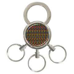 For The Love Of Soul And Mind In A Happy Mood 3-ring Key Chains by pepitasart