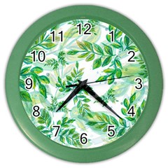 Tiny Tree Branches Color Wall Clock by WensdaiAmbrose