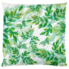 Tiny Tree Branches Large Flano Cushion Case (two Sides) by WensdaiAmbrose