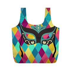 Mardi Gras Full Print Recycle Bag (m) by WensdaiAmbrose