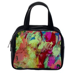 Neon World  Classic Handbag (one Side) by arwwearableart