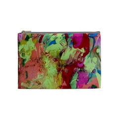 Neon World  Cosmetic Bag (medium) by arwwearableart