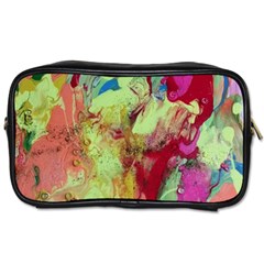 Neon World  Toiletries Bag (one Side) by arwwearableart