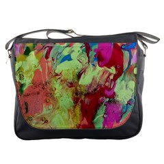 Neon World  Messenger Bag by arwwearableart