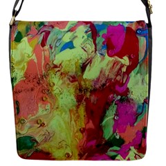 Neon World  Flap Closure Messenger Bag (s) by arwwearableart