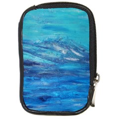 Into The Chill  Compact Camera Leather Case by arwwearableart