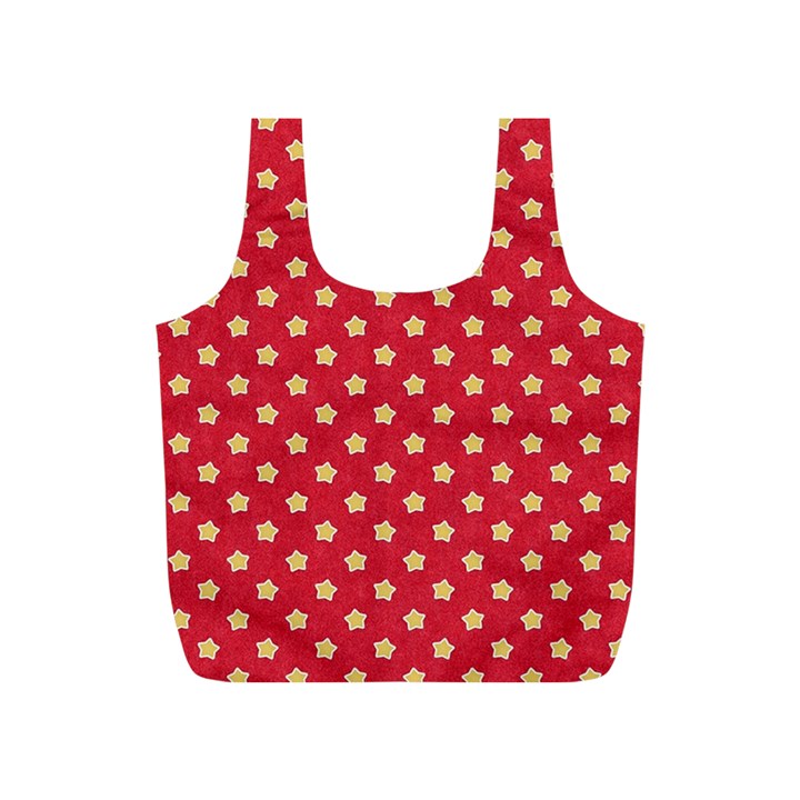 Red Hot Polka Dots Full Print Recycle Bag (S)