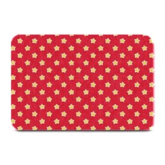 Red Hot Polka Dots Plate Mats by WensdaiAmbrose