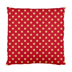 Red Hot Polka Dots Standard Cushion Case (two Sides) by WensdaiAmbrose