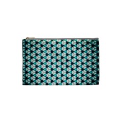 Digital Art Triangle Cosmetic Bag (small) by Mariart