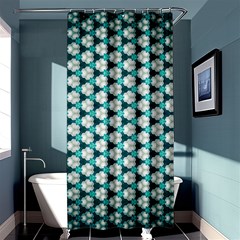 Digital Art Triangle Shower Curtain 36  X 72  (stall)  by Mariart