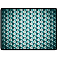 Digital Art Triangle Double Sided Fleece Blanket (Large) 