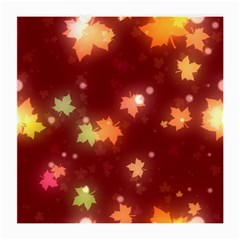 Leaf Leaves Bokeh Background Medium Glasses Cloth by Mariart