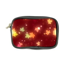 Leaf Leaves Bokeh Background Coin Purse by Mariart