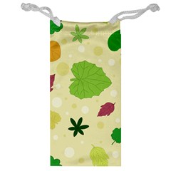 Leaves Background Leaf Jewelry Bag