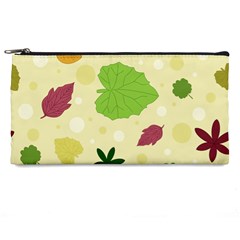 Leaves Background Leaf Pencil Cases by Mariart