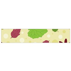 Leaves Background Leaf Small Flano Scarf