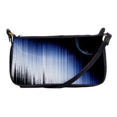 Spectrum And Moon Shoulder Clutch Bag by LoolyElzayat