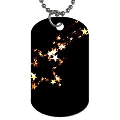 Shooting Star Dog Tag (two Sides) by WensdaiAmbrose