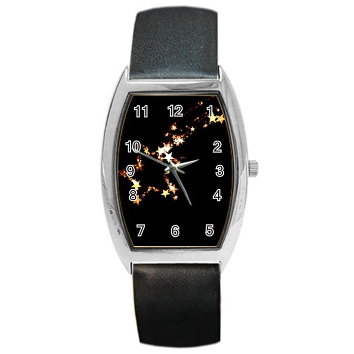 Shooting Star Barrel Style Metal Watch