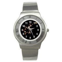 Shooting Star Stainless Steel Watch by WensdaiAmbrose