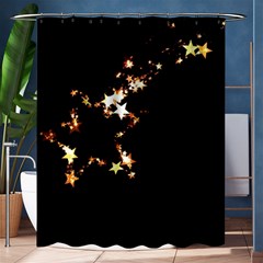 Shooting Star Shower Curtain 60  X 72  (medium)  by WensdaiAmbrose