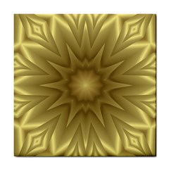 Background Pattern Golden Yellow Tile Coasters by Pakrebo