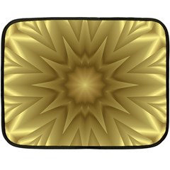 Background Pattern Golden Yellow Double Sided Fleece Blanket (mini)  by Pakrebo