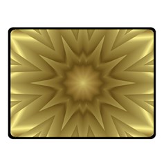 Background Pattern Golden Yellow Fleece Blanket (small) by Pakrebo