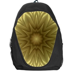 Background Pattern Golden Yellow Backpack Bag by Pakrebo