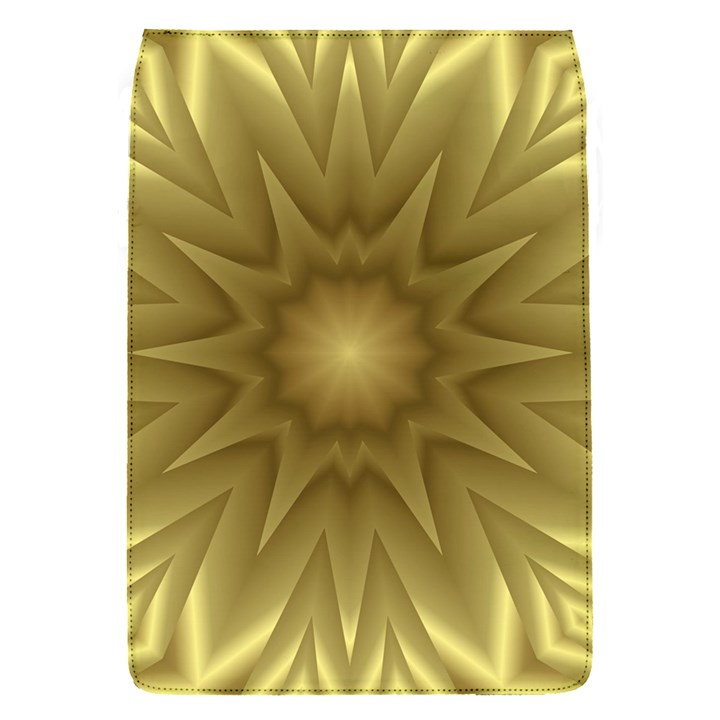 Background Pattern Golden Yellow Removable Flap Cover (S)