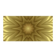 Background Pattern Golden Yellow Satin Wrap by Pakrebo