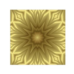 Background Pattern Golden Yellow Small Satin Scarf (square) by Pakrebo