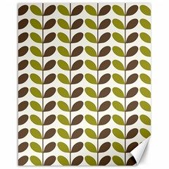 Leaf Plant Pattern Seamless Canvas 16  X 20  by Pakrebo