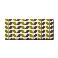 Leaf Plant Pattern Seamless Hand Towel by Pakrebo