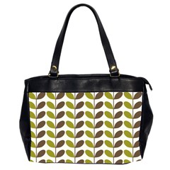 Leaf Plant Pattern Seamless Oversize Office Handbag (2 Sides) by Pakrebo