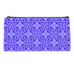 Decor Pattern Blue Curved Line Pencil Cases by Pakrebo