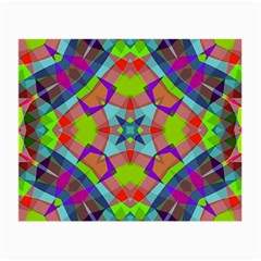 Farbenpracht Kaleidoscope Pattern Small Glasses Cloth by Pakrebo