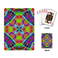 Farbenpracht Kaleidoscope Pattern Playing Cards Single Design