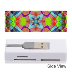 Farbenpracht Kaleidoscope Pattern Memory Card Reader (stick) by Pakrebo