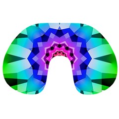 Ornament Kaleidoscope Travel Neck Pillows by Pakrebo