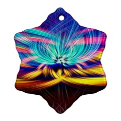 Colorful Chakra Lsd Spirituality Ornament (Snowflake)